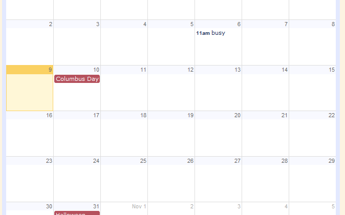 Google Calendar Embedded